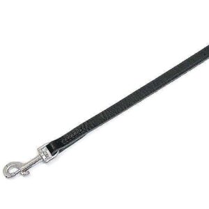 Karlie RONDO Leine genäht - Schwarz - 22 mm, 100 cm