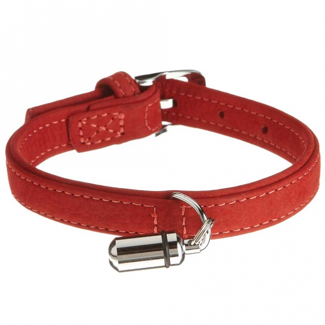 Karlie Halsband Buffalo aus Kalbsleder - Rot - 65 cm/40 mm – Bild 2