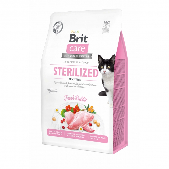 Brit Care Cat Grain-Free - Sterilized - Sensitive - 2 kg