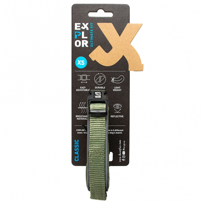 Duvoplus EXPLOR Ultimate Fit Comfy Halsband Classic - Undercover Green - S - 34-38 cm – Bild 2