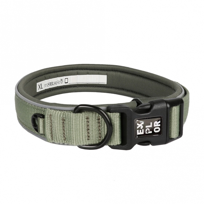 Duvoplus EXPLOR Ultimate Fit Comfy Halsband Classic - Undercover Green - S - 34-38 cm