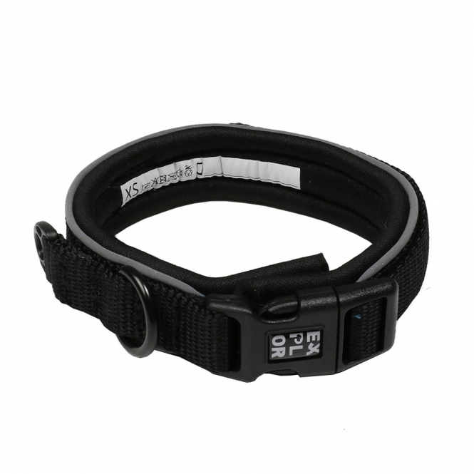 Duvoplus EXPLOR Ultimate Fit Comfy Halsband Fashion - granite black - S - 34-38 cm