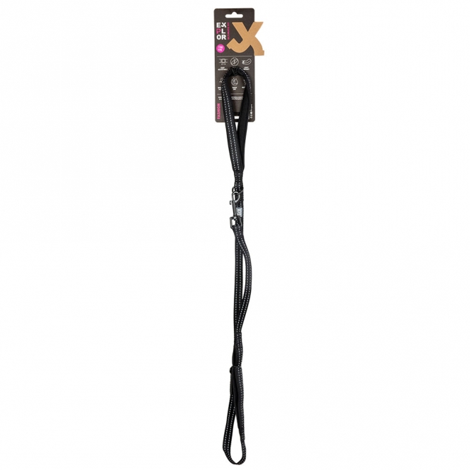 Duvoplus EXPLOR Ultimate Fit On-The-Road-Leine Fashion - granite black - 130 cm - 16mm – Bild 2