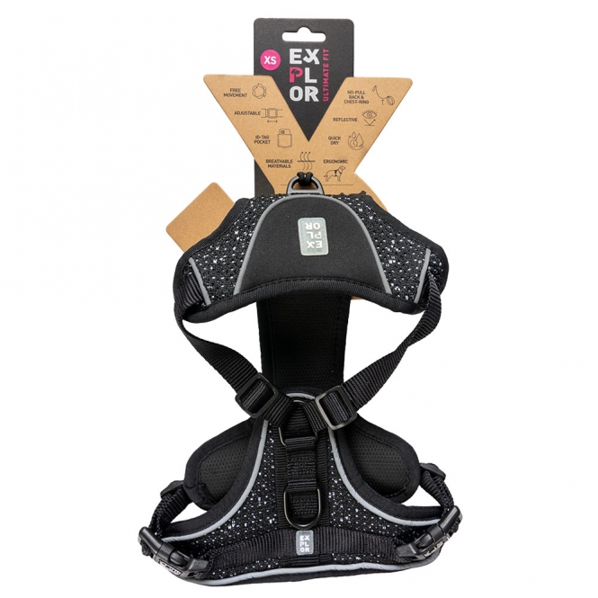 Duvoplus EXPLOR Ultimate Fit No-Pull-Geschirr - granite black - XL - 52-66 cm - 71-104 cm – Bild 2