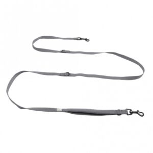 Duvoplus Trainingsleine EXPLOR Ultimate Fit Safety - Silver Reflective - 220 cm - 25mm