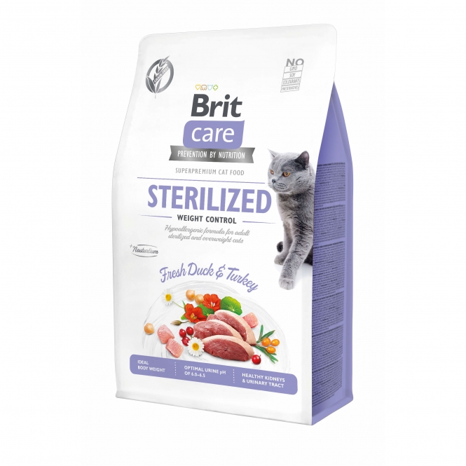 Brit Care Cat Grain-Free - Sterilized - Weight Control - 400 g