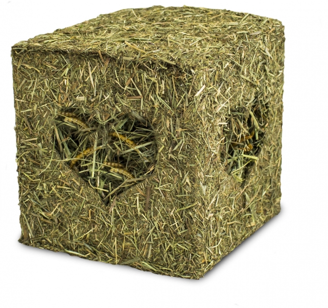 JR Farm Heu Würfel klein mit Mehlwürmern 125 g