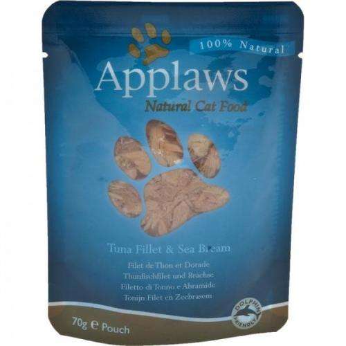 Applaws Frischebeutel Thunfisch & Brachse 70 g – Bild 2