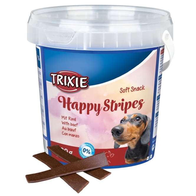 Trixie Soft Snack Happy Stripes 500 g Eimer