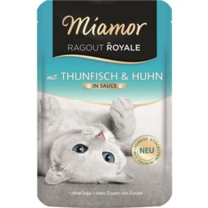 Miamor Ragout Royale in Soße 100 g - Thunfisch & Huhn