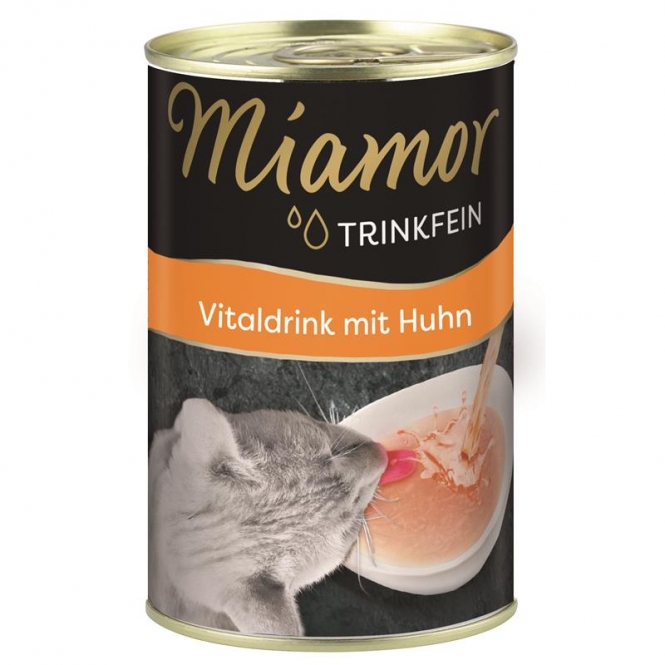 Miamor Trinkfein Vitaldrink mit Huhn 135 ml – Bild 2
