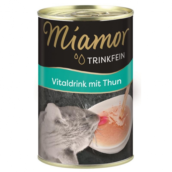 Miamor Trinkfein Vitaldrink mit Thun 135 ml – Bild 2
