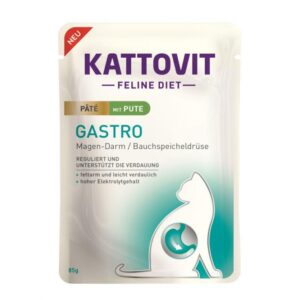 Kattovit PB Feline Gastro Pate mit Pute 85 g