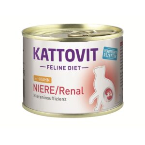 Kattovit Dose Feline Diet Niere/Renal Huhn 185 g