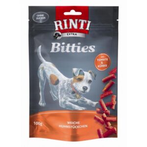 Rinti Extra Snack Bitties 100 g - Tomate & Kürbis