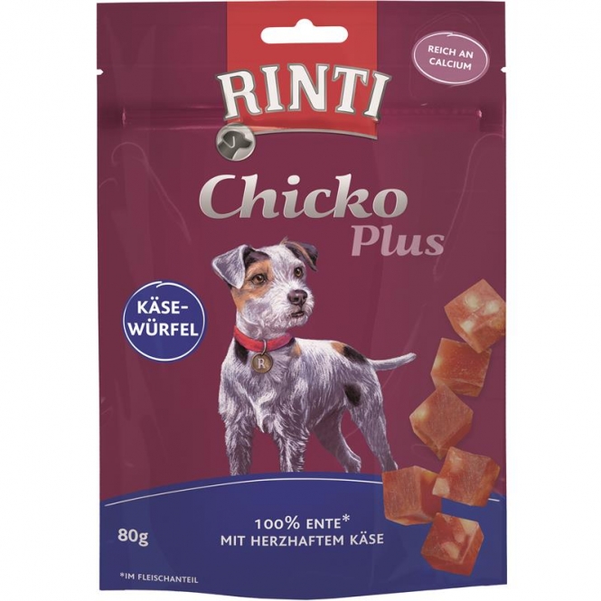 Rinti Chicko Käsewürfel mit Ente 80 g