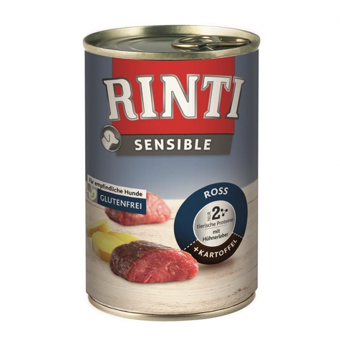 Rinti Sensible Ross, Hühnerleber & Kartoffel 400 g
