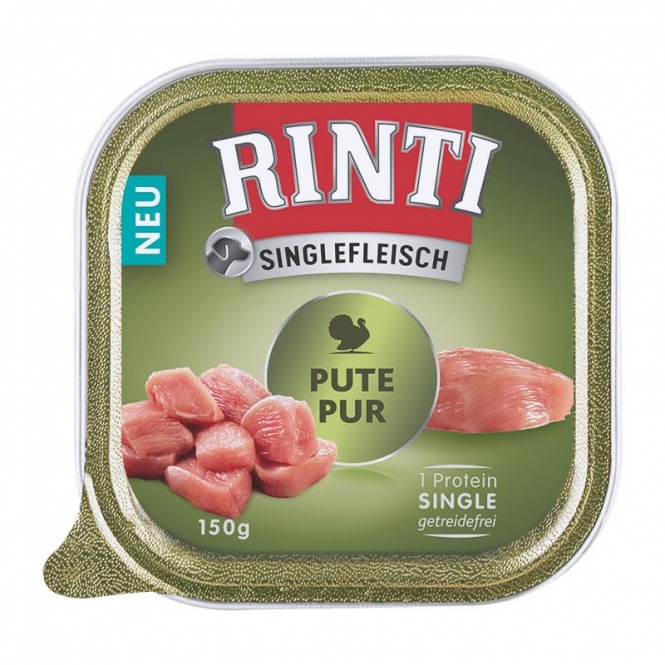 Rinti Schale Singlefleisch Pute Pur 150 g