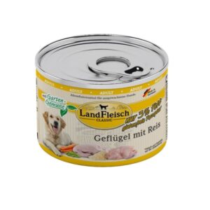 Landfleisch Dog Classic Geflügel mit Reis & Gartengemüse extra mager 195 g