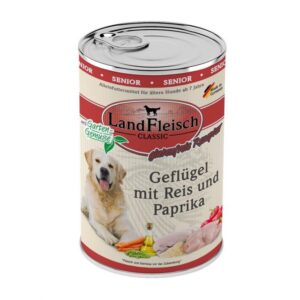 Landfleisch Dog Classic Senior Geflügel mit Reis, Paprika & Gartengemüse 400 g