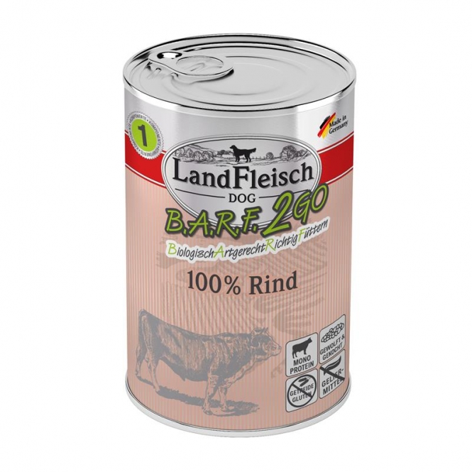 LandFleisch B.A.R.F.2GO 100% vom Rind 400 g