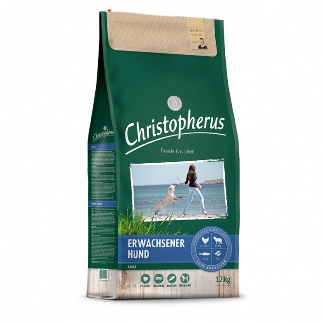Christopherus Erwachsener Hund Geflügel,Lamm, Ei & Reis - 12 kg