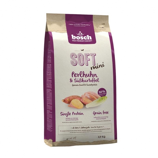 Bosch Soft Mini Perlhuhn & Kartoffel - 1 kg