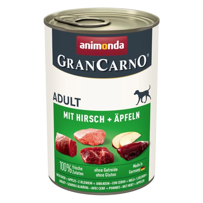 Animonda GranCarno Adult mit Hirsch & Äpfeln - 400 g