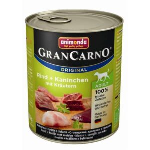 Animonda GranCarno Adult Rind & Kaninchen mit Kräutern 800 g
