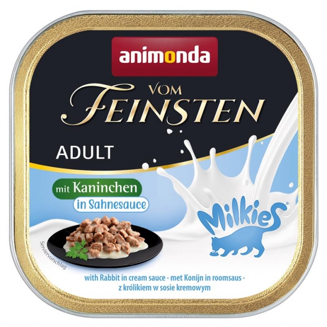 Animonda vom Feinsten Milkies Kaninchen in Sahnesauce 100 g
