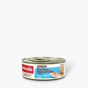 Animonda Cat Carny Fine Fillets Adult Thunfisch & Meeresfrüchte in Gelee 60 g