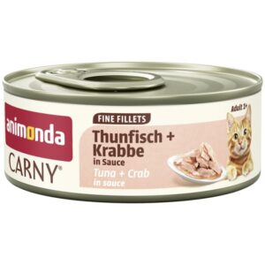 Animonda Cat Carny Fine Fillets Adult Thunfisch & Krabbe in Sauce 60 g
