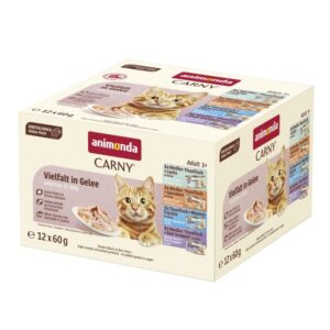 Animonda Cat Carny Fine Fillets Adult Vielfalt in Gelee 12x60 g