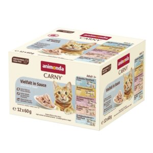 Animonda Cat Carny Fine Fillets Adult Vielfalt in Sauce 12x60 g