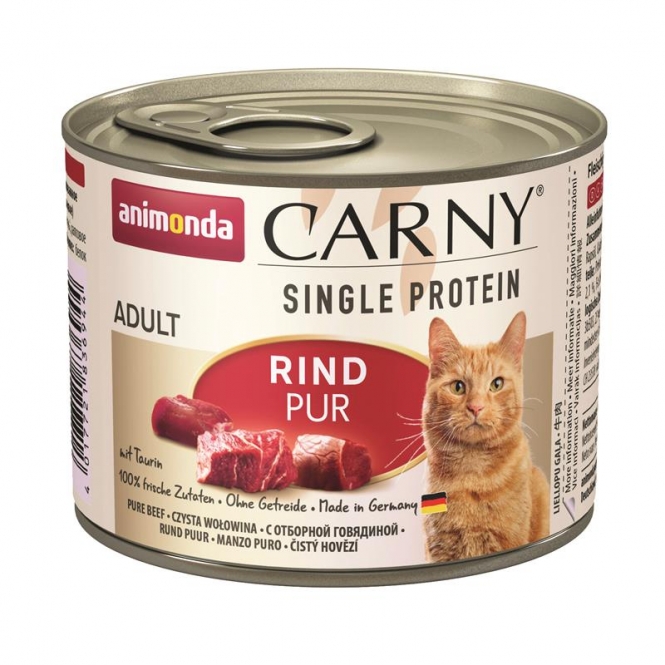 Animonda Cat Dose Carny Adult Single Protein Rind 200 g
