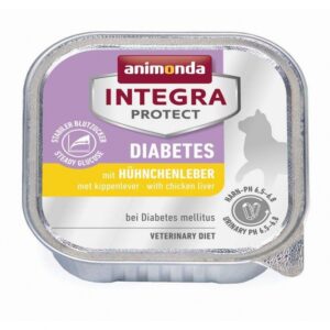 Animonda Cat Schale Integra Protect Diabetes mit Hühnchenleber 100 g
