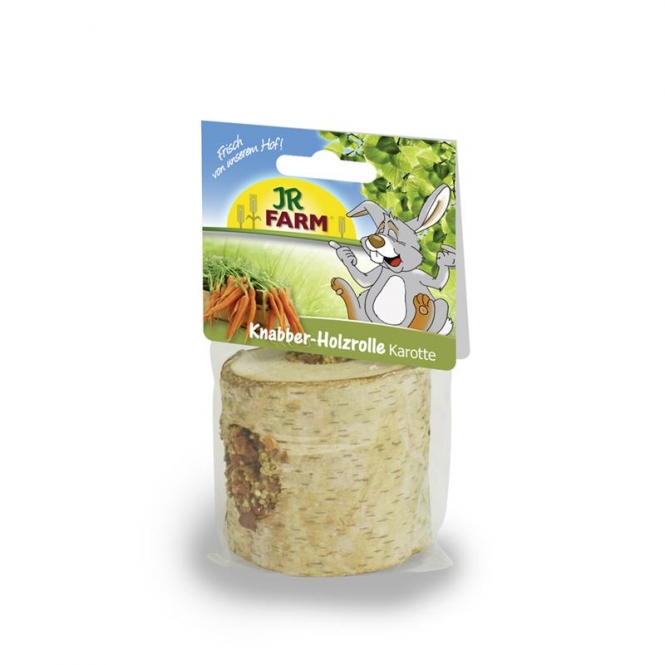 JR Farm Knabber-Holzrolle mit Karotten 150 g