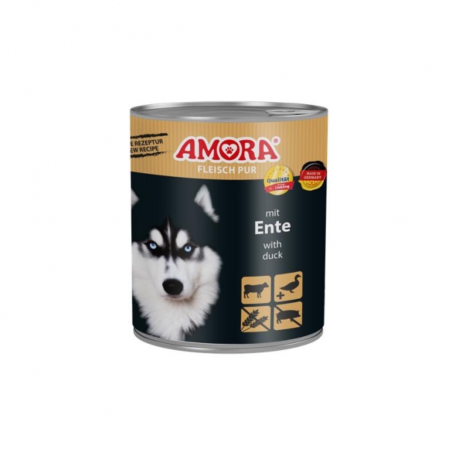 AMORA Dog Fleisch Pur Ente 800 g