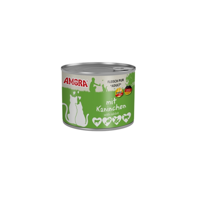 Amora Cat Dose Fleisch Pur mit Kaninchen - 400 g