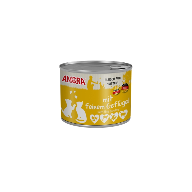 Amora Cat Dose Katzenkinder mit Geflügel - 200 g