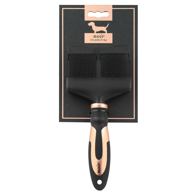 EBI Noir flexible Slicker-Bürste - 21 x 9,5 cm – Bild 2