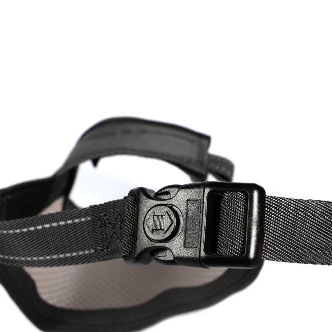 EBI Netz-Maulkorb - schwarz - S - 14-28 cm / Ø16-20 cm – Bild 2