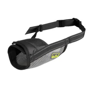 EBI Netz-Maulkorb - schwarz - XS - 12-28 cm / Ø15-19 cm