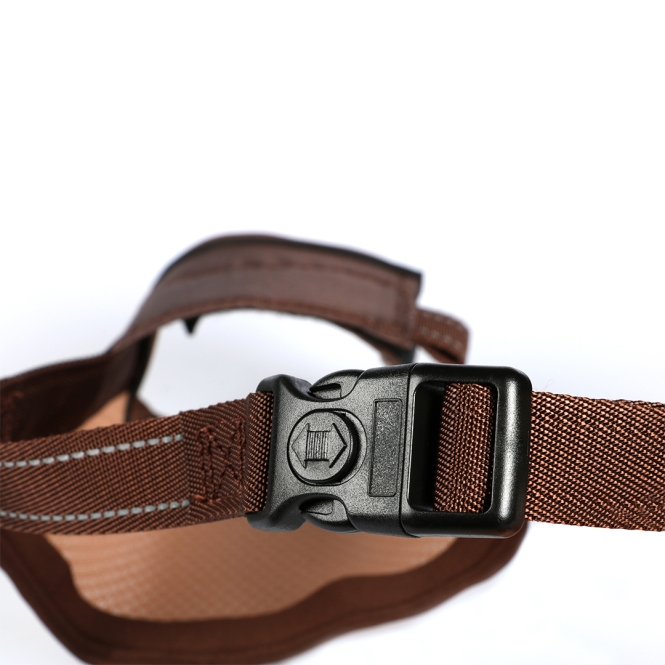 EBI Netz-Maulkorb - braun - XS - 12-28 cm / Ø15-19 cm – Bild 3
