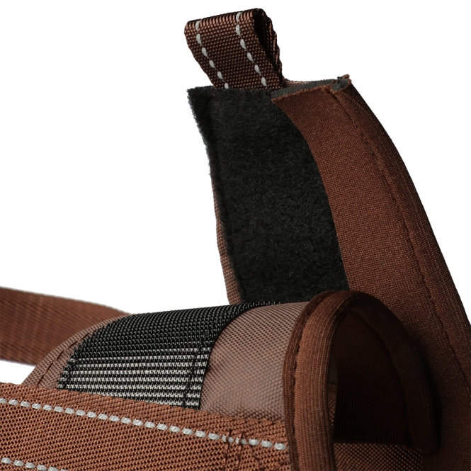 EBI Netz-Maulkorb - braun - S - 14-28 cm / Ø16-20 cm – Bild 2
