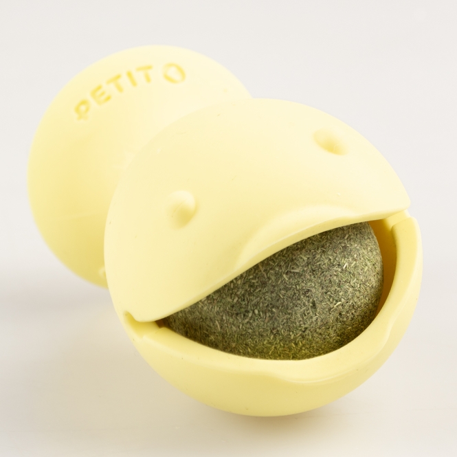 EBI Petit Cat Toy Puffi - gelb – Bild 4