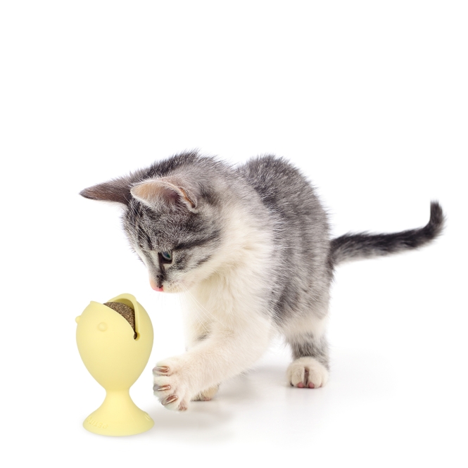 EBI Petit Cat Toy Puffi - gelb – Bild 3