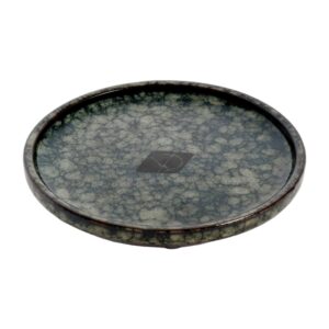 D&D flacher Katzennapf Jasper - green marble