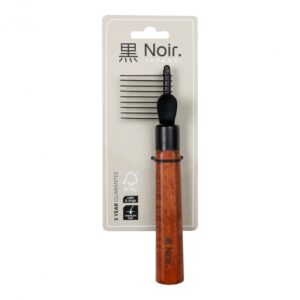 EBI Noir Japandi Entfilzungskamm - S - 18 x 4,5 x 2,5 cm