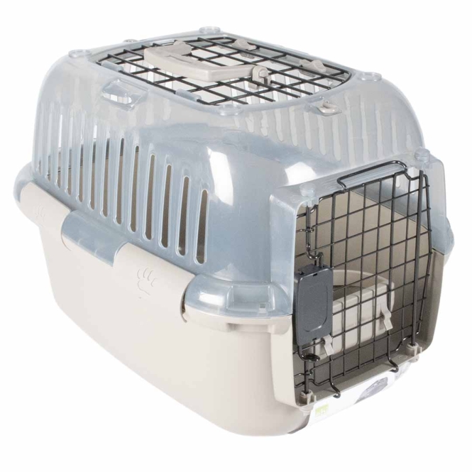 EBI Transportbox Adventurer - transparent/grau - 57x38x38 cm - max. 12 kg